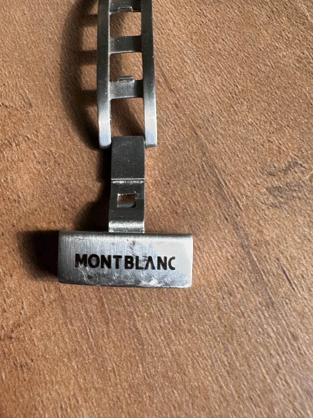 Montblanc Fly back Automatic Chronograph Mens Watch Black Big Dial Swiss Made